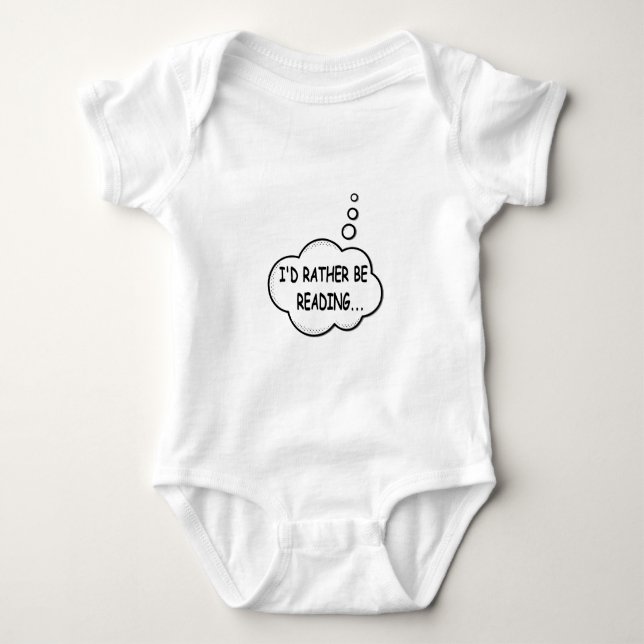 Jag hellre läser tee shirt (Framsida)