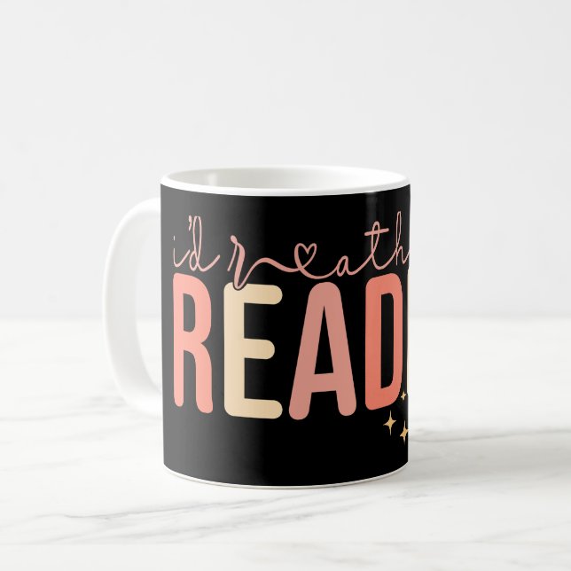 Jag hellre läste kaffemugg (Framsida vänster)