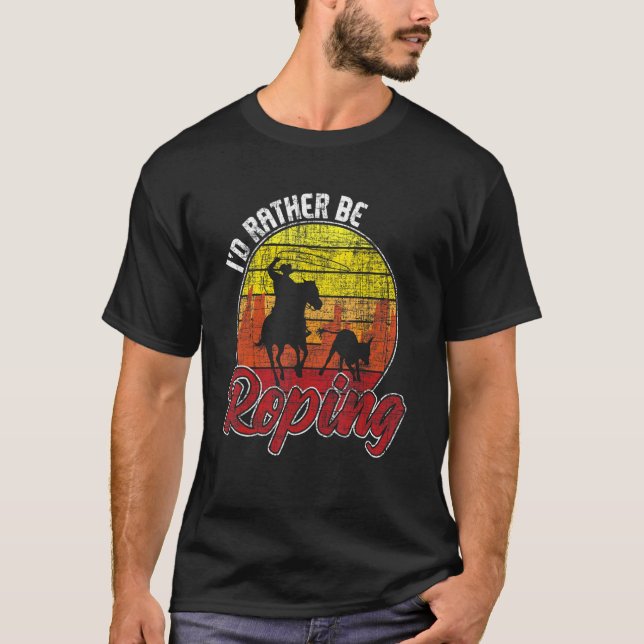 Jag hellre Repas Equestrian Header Heeler Häst T Shirt (Framsida)