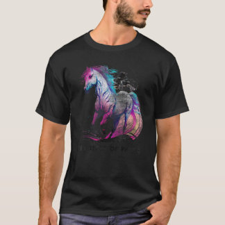 jag hellre rider, häst Ridhäst Ridning T Shirt