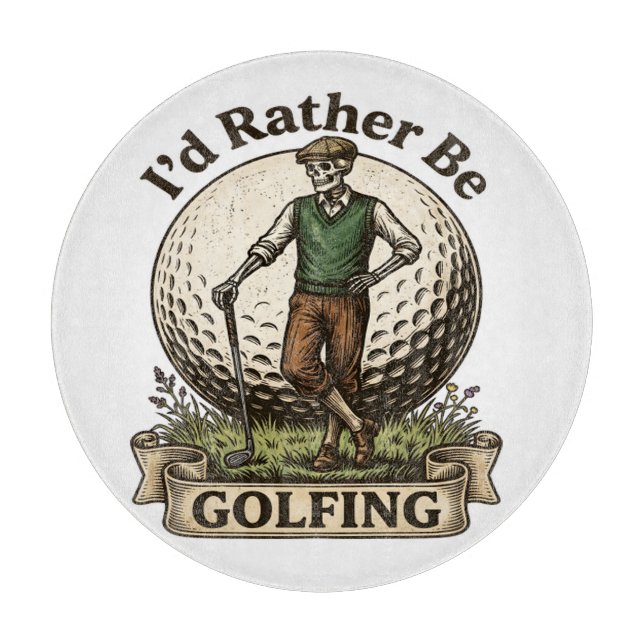 Jag hellre spelade golf  (Framsidan)