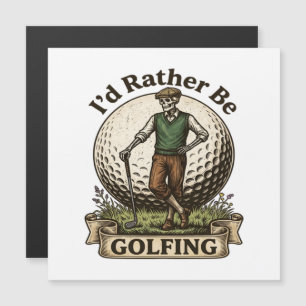 Jag hellre spelade golf
