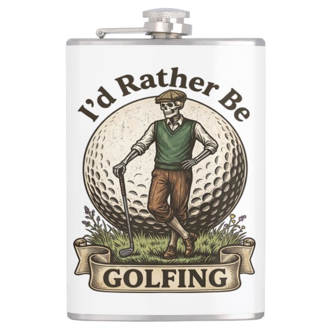 Jag hellre spelade golf  fickplunta (Framsidan)
