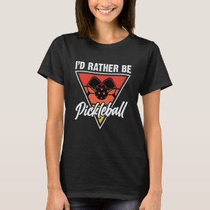 Jag hellre spelar Pickleball Retro Vintage 70' T Shirt