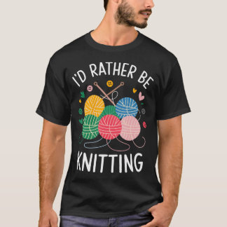 Jag hellre stickar roliga t shirt