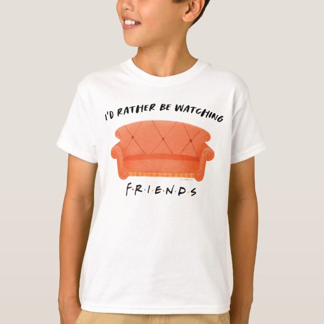Jag hellre titta på Vänner T Shirt (Framsida)