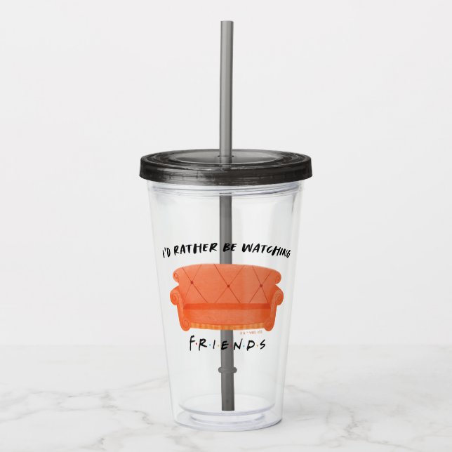 Jag hellre titta på Vänner Take Away Mugg (Framsida)