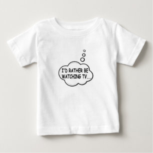 Jag hellre tittar på tv tee shirt