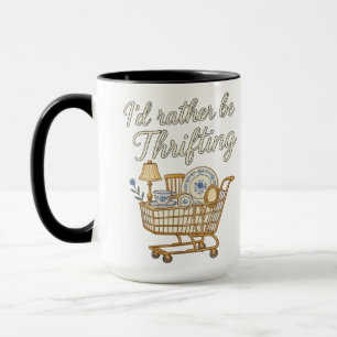 Jag hellre unnar vara på loppis efter retro vintag mugg