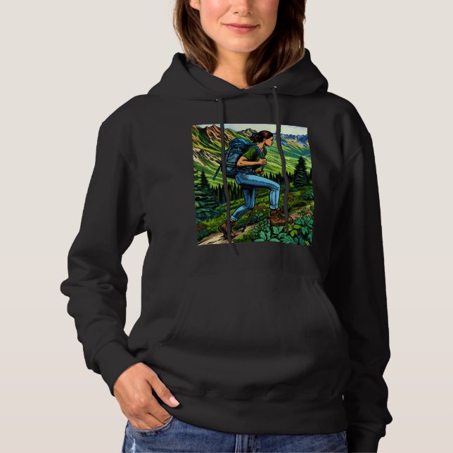 Jag hellre vandra | Flicka på A.T. T Shirt (Framsida)