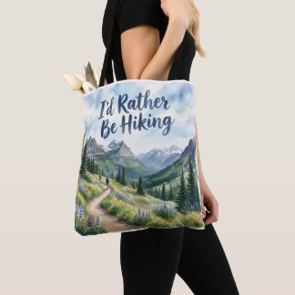 Jag hellre vandra Totebag Tygkasse