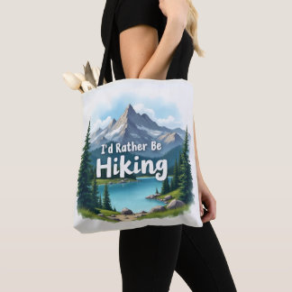 Jag hellre vandra Totebag Tygkasse