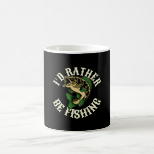 Jag hellre vara fiske Roligt Kaffemugg