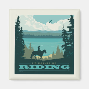 Jag hellre vara ridning magnet