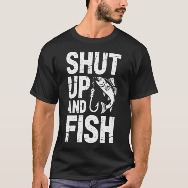 Jag hellre vore isfiske vinter isfiskare för t shirt (Framsida)