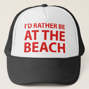 Jag hellre vore VID STRANDEN Keps