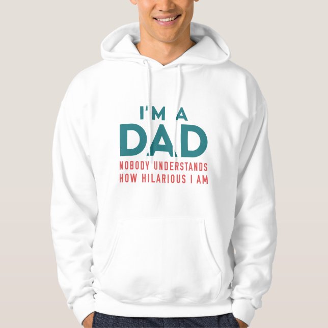 Jag heter A Pappa Hoodie (Framsida)