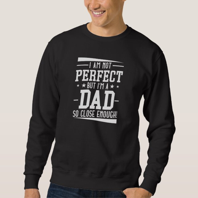 Jag heter A Pappa Lång Ärmad Tröja (Framsida)
