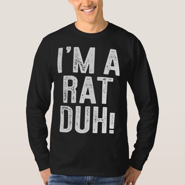 Jag heter A Råtta Duh Costume T Shirt (Framsida)