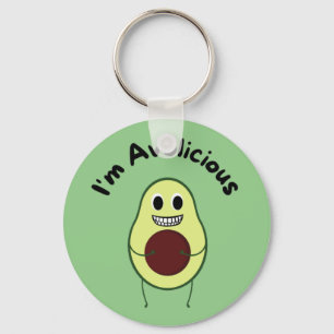 Jag heter Avolicious - Lusnyj Fruit Pun Nyckelring