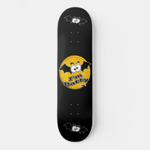 Jag heter Batty Crazy Ögon Mini Skateboard Bräda 18,5 Cm