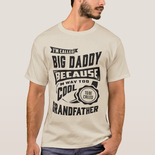 Jag heter Big Pappa Gifts T Shirt (Framsida)