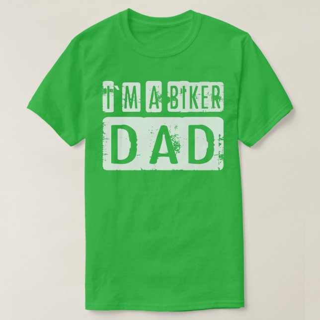 Jag heter Biker Pappa motorcykel Biker 698 T Shirt (Design framsida)
