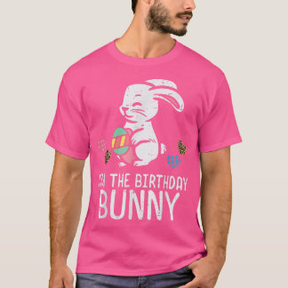 Jag heter Birthday Bunny Cute Påsk Bday Party Mana T Shirt