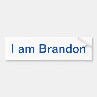 Jag heter Brandon Bildekal