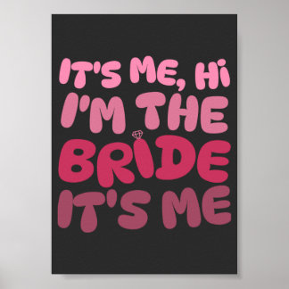 Jag heter Bride Bachelorette Party Poster