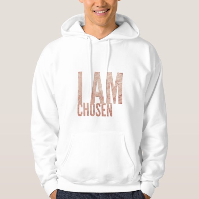 Jag heter Chosen Hoodie Guld (Framsida)