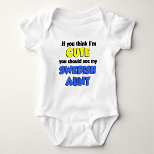 Jag heter Cute Swedish Moster T-shirt