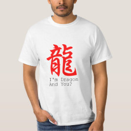 Jag heter Dragon Chinese New Year Basic manar Tee