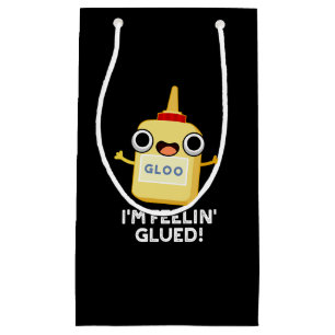 Jag heter Feelin Glued Funny Glue Pun Mörk BG