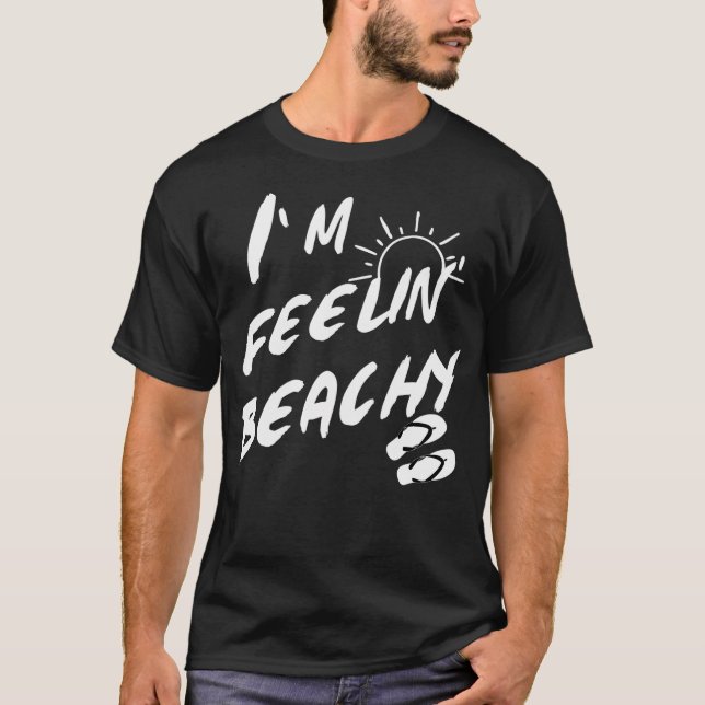 Jag heter Feelin'Beachy T Shirt (Framsida)