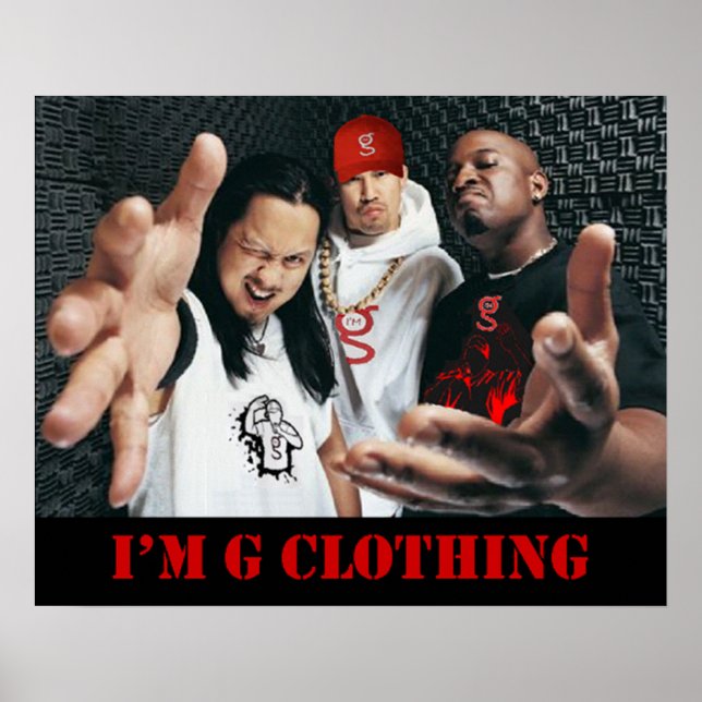 Jag heter G Clothing - Poster (Framsidan)