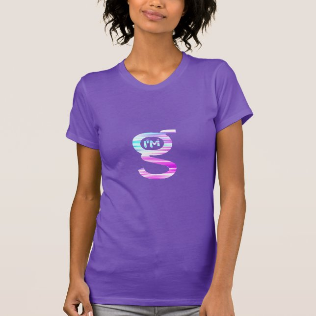 Jag heter G Logotyp T-Shirt (Framsida)