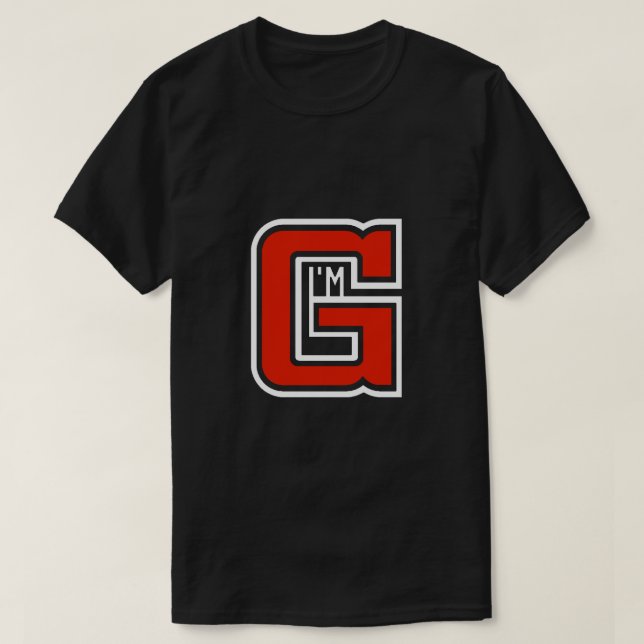 Jag heter G T-Shirt (Design framsida)