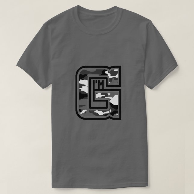 Jag heter G T-Shirt (Design framsida)