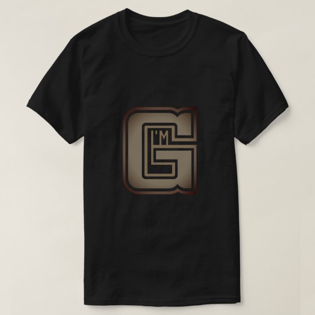 Jag heter G T-Shirt (Design framsida)