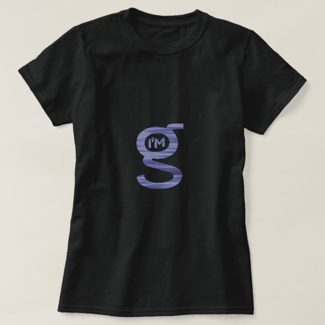Jag heter G T-Shirt (Design framsida)