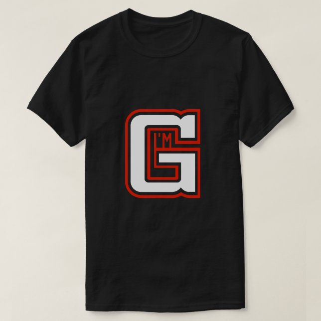Jag heter G T-Shirt (Design framsida)