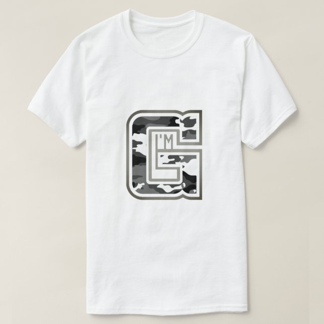 Jag heter G T-Shirt (Design framsida)