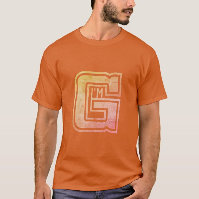 Jag heter G T-Shirt (Framsida)