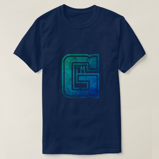 Jag heter G T-Shirt (Design framsida)