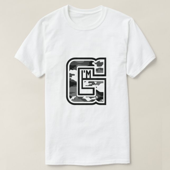 Jag heter G T-Shirt (Design framsida)