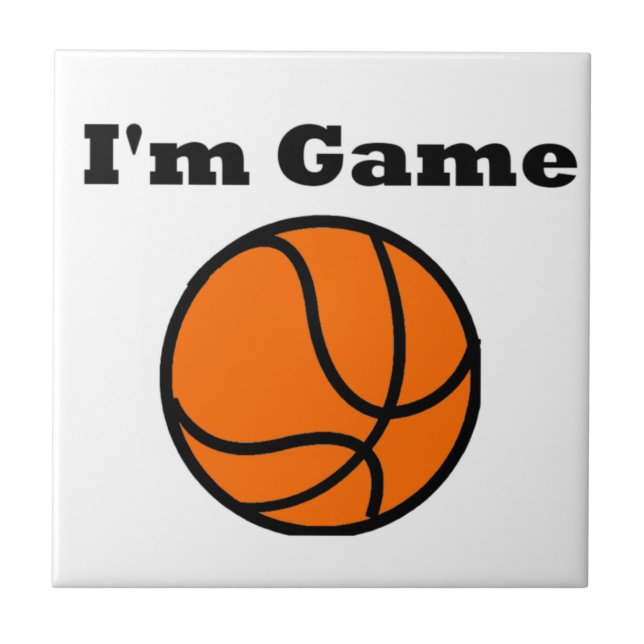 Jag heter Game (basketboll) Kakelplatta (Framsidan)