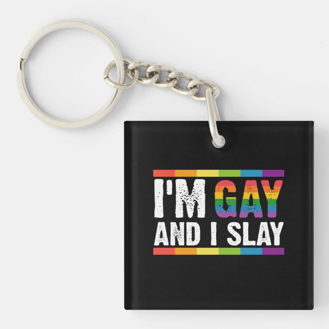 Jag heter Gay och Slay LGBTQ Gay pride (Framsidan)