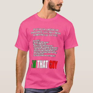 Jag heter Guy Funny, italiensk maffia T Shirt