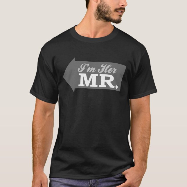 Jag heter Hennes Mr. (Grått Arrow) T-shirt (Framsida)